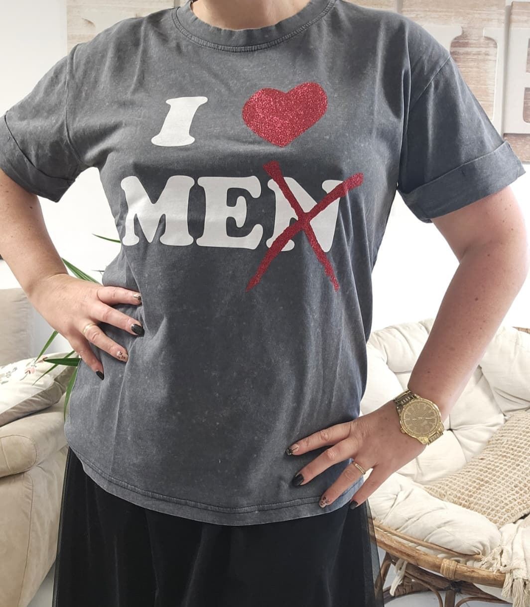 Camiseta Con Brillo I Love Me - Imagen 3