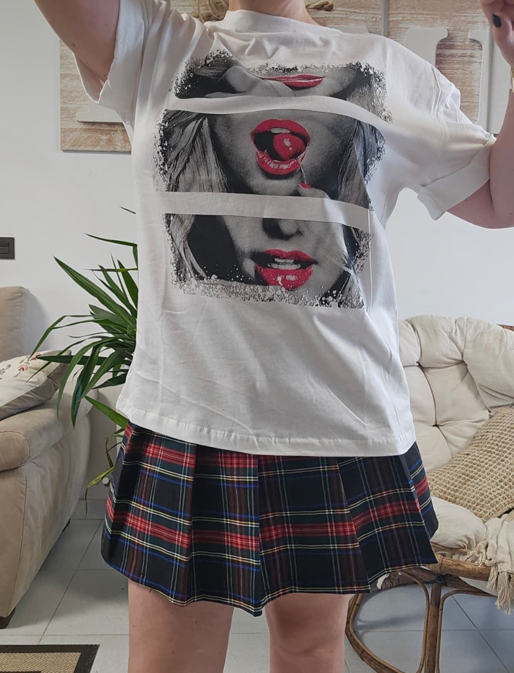 Camisetas Con Brillo Labios - Imagen 1