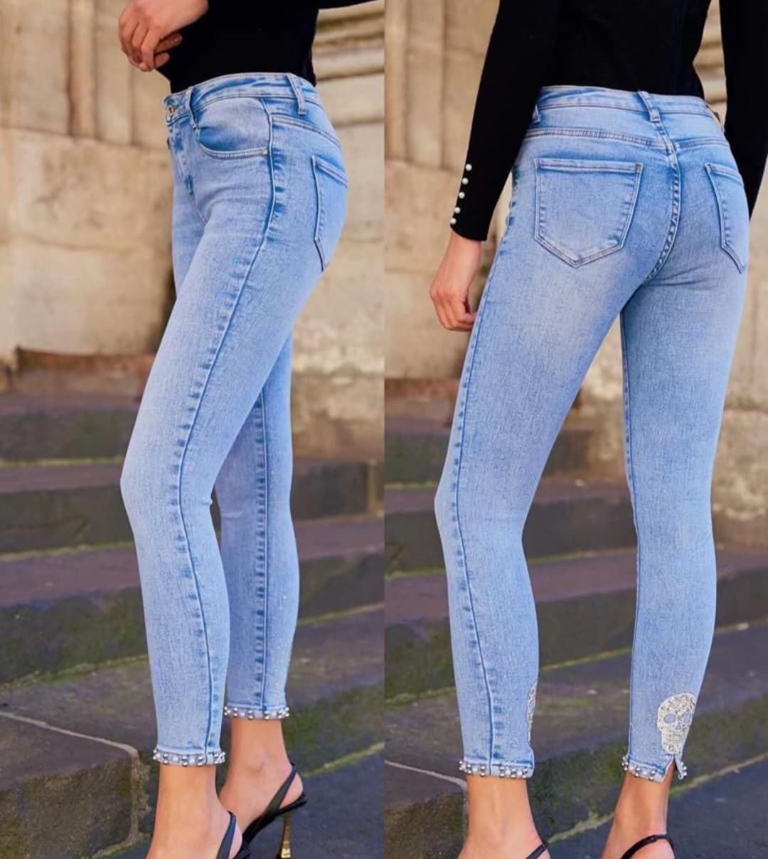 Jeans calavera - Imagen 1
