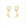 Pendientes Moonlight - Oro Acero Inoxidable - Imagen 2