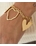 Pulsera Con Una Declaración De Corazón - Oro Acero Inoxidable - Imagen 1