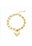 Pulsera Funky Heart - Oro Acero Inoxidable - Imagen 2